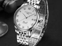 豪利時手表玻璃鏡面損壞。